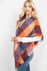 MULTI COLOR BLANKET FRINGED SCARF