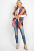 MULTI COLOR BLANKET FRINGED SCARF