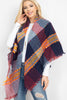 MULTI COLOR BLANKET FRINGED SCARF