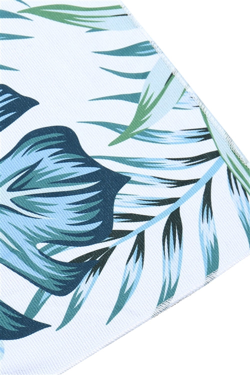 TROPICAL FLOWER PRINT TOWEL