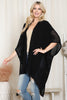 CROCHET WITH SEE THROUGH BORDER LINE OPEN FRONT KIMONO