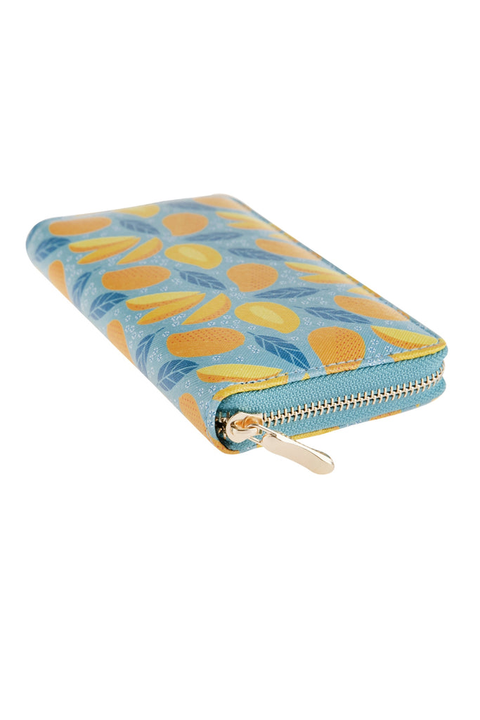 STYLE 1 FRUITS PRINTED ZIPPER WALLET