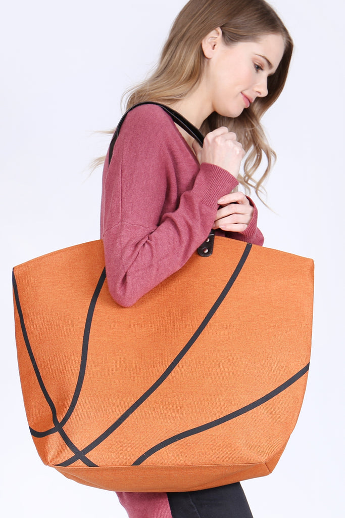 GAMEDAY SPORTS LEATHER TOTE BAG