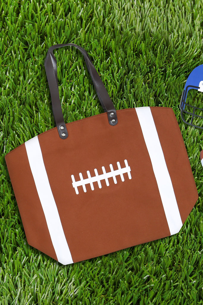 GAMEDAY SPORTS LEATHER TOTE BAG