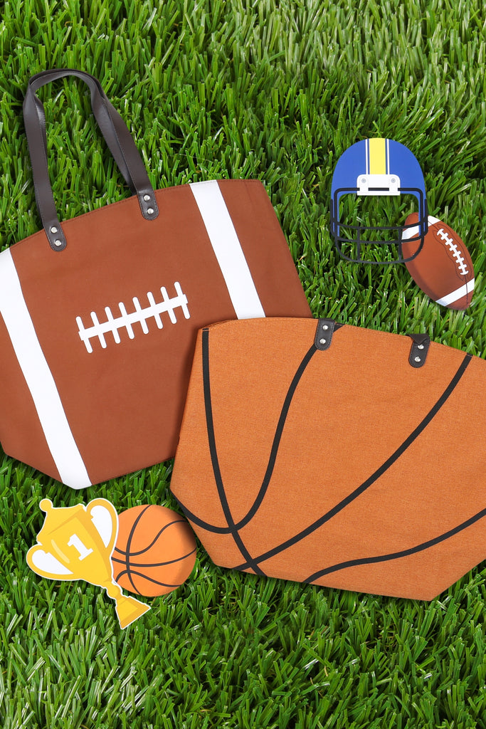 GAMEDAY SPORTS LEATHER TOTE BAG