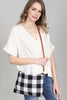 PLAID CROSSBODY POUCH