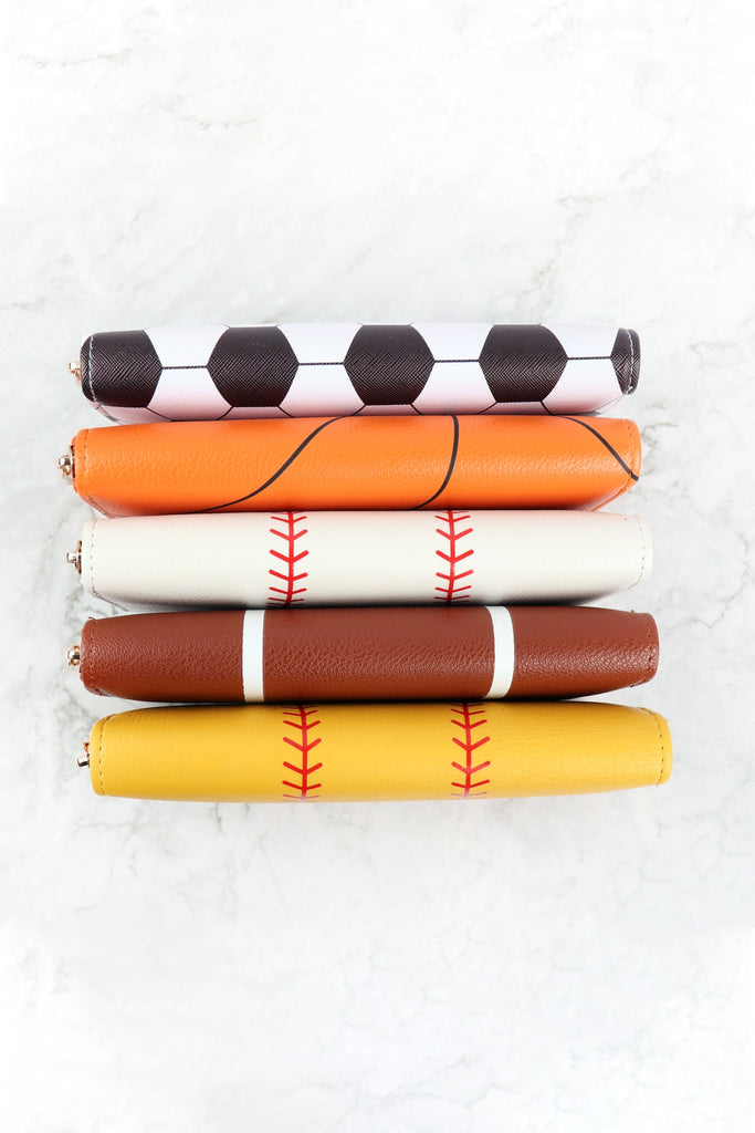 SPORTS ZIPPER LEATHER WALLET