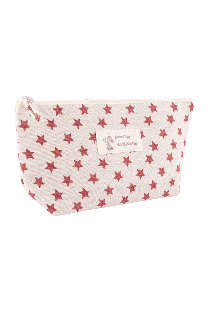 STAR PRINT COSMETIC POUCH BAG