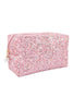 GLITTER PEARL ZIPPER COSMETIC BAG