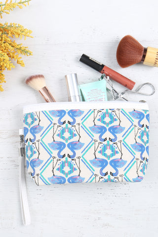 TILE PATTERN WITH CARD HOLDER ZIPPER WALLLET