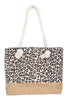 KIDS ANIMAL PRINT CHEETAH SUMMER FASHION TOTE BAG