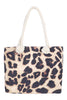 KIDS ANIMAL PRINT LEOPARD SUMMER FASHION TOTE BAG