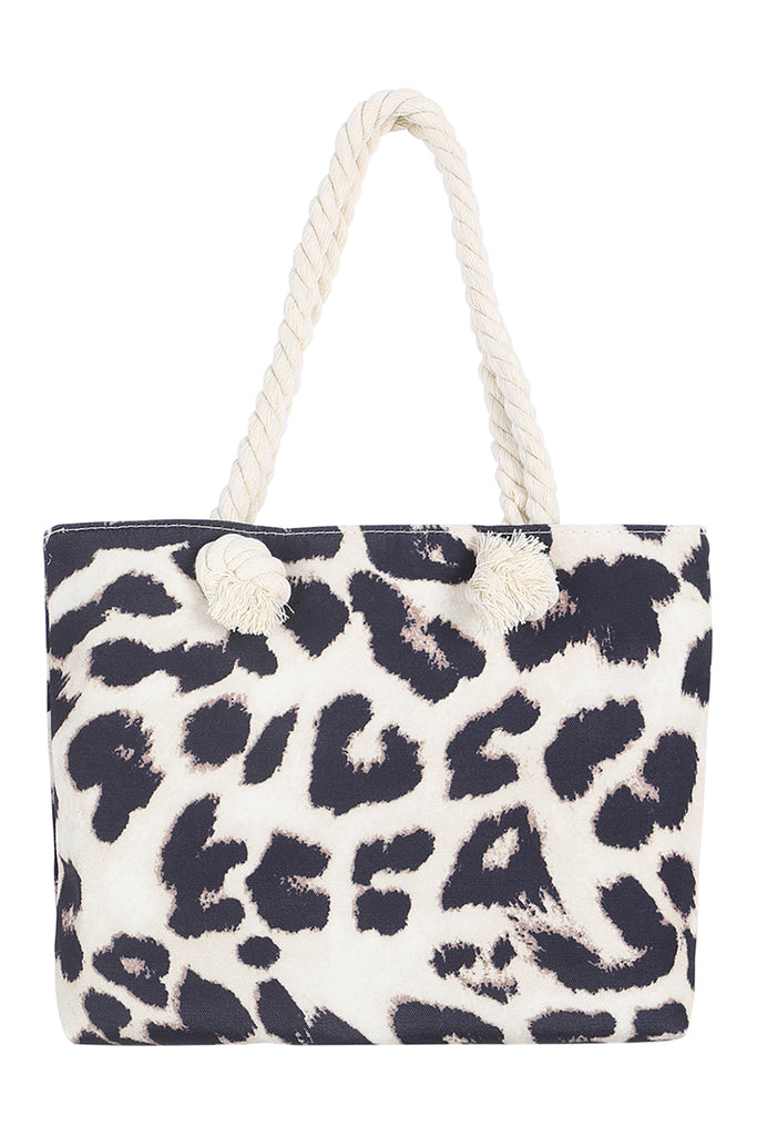 KIDS ANIMAL PRINT LEOPARD SUMMER FASHION TOTE BAG