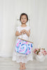 KIDS TIE DYE ROPE HANDLE SUMMER TOTE BAG