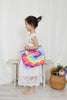 KIDS TIE DYE ROPE HANDLE SUMMER TOTE BAG