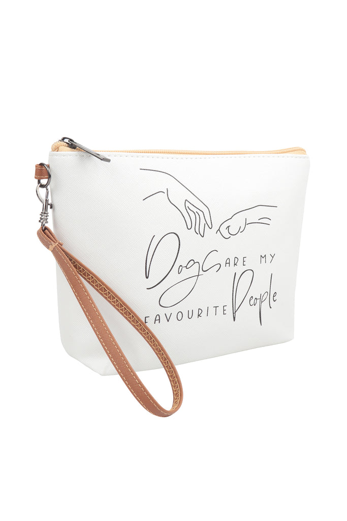 "Dog Care My Favorite People" Cosmetic Bag