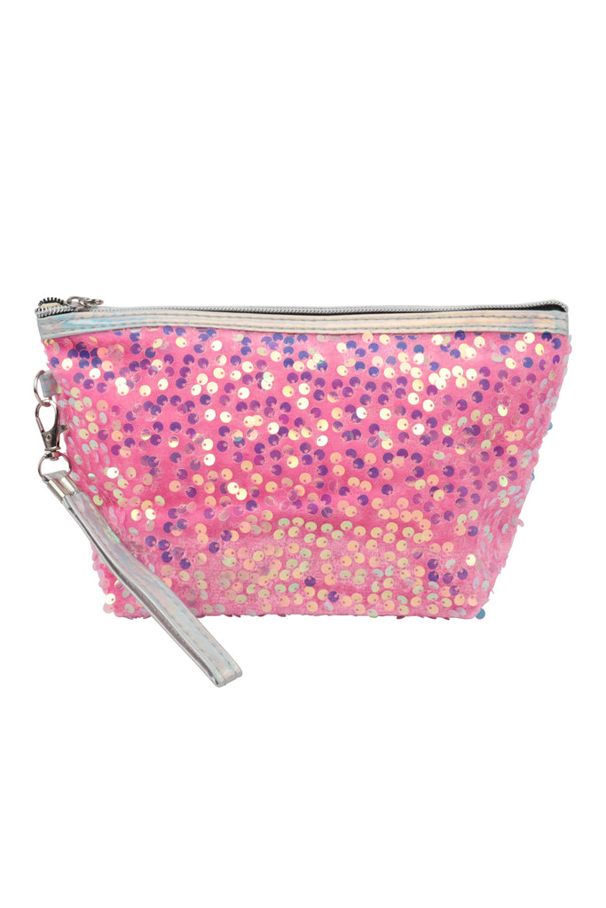 SEQUIN GLITTER COSMETIC POUCH