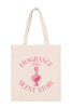 FRAGRANCE TELLS A SILENT STORY MINIMALIST FASHION TOTE BAG