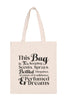 THIS BAG IS FOR KEEPING MINIMALIST FASHION TOTE BAG