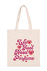 WE JUST NEED PERFUME MINIMALIST FASHION TOTE BAG