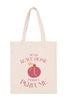 NEVER LEAVE HOME WITHOUT PERFUME MINIMALIST FASHION TOTE BAG