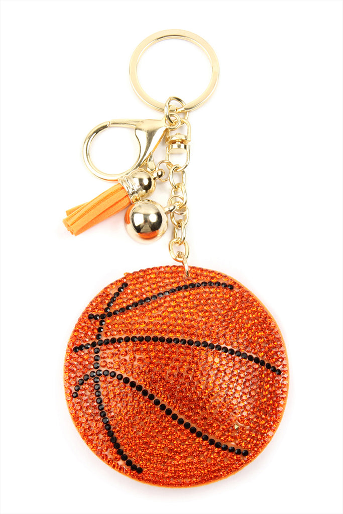 SPORTS RHINESTONE KEYCHAIN