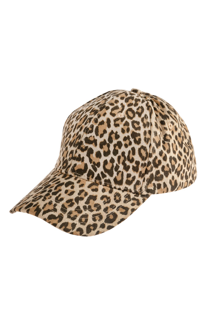 LEOPARD SKIN PRINTED CAP