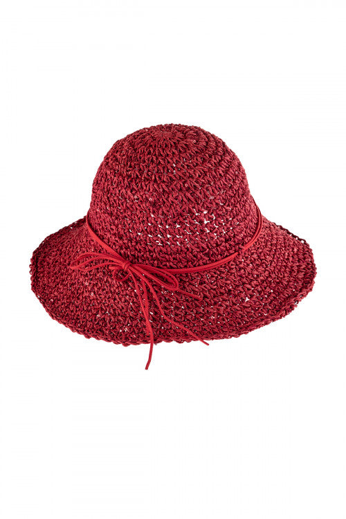 WEAVED LADY BUCKET HAT