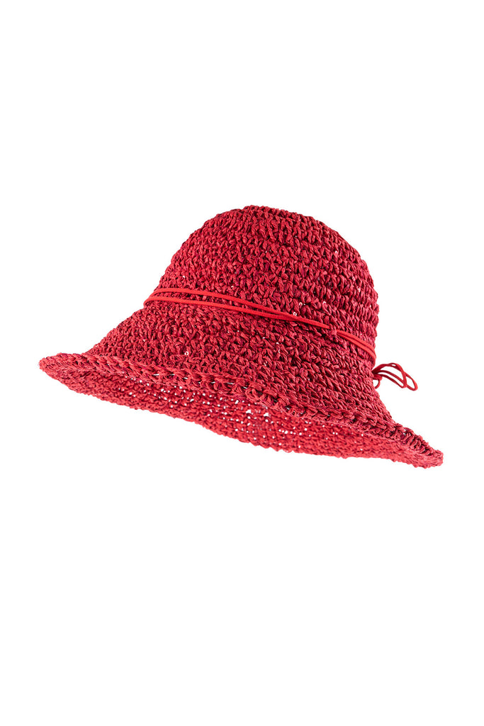 WEAVED LADY BUCKET HAT