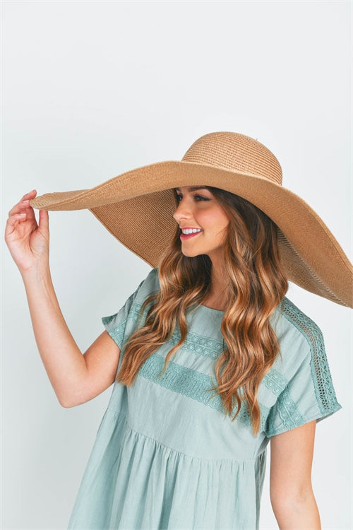 WOMEN'S FLOPPY FASHION WIDE BRIM HAT