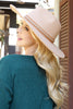 FELT FASHION BRIM HAT W/ LEATHER BRAIDED