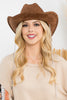 FEDORA FASHION BRIM HAT WITH GLITTER RHINESTONE LACE