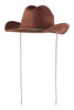 FEDORA FASHION BRIM HAT WITH GLITTER RHINESTONE LACE