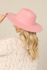 FELT FEDORA FASHION BRIM HAT