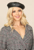 CLASSIC PU LEATHER BERET HAT