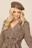 CLASSIC PU LEATHER BERET HAT