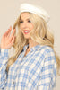 CLASSIC PU LEATHER BERET HAT