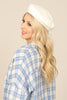 CLASSIC PU LEATHER BERET HAT