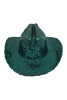 GLITTER SEQUIN FEDORA COWBOY HAT