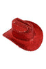 GLITTER SEQUIN FEDORA COWBOY HAT