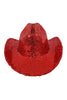 GLITTER SEQUIN FEDORA COWBOY HAT