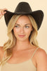 GLITTER SOLID COLOR FEDORA HAT