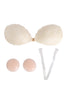 BRA INVISIBLE ADHESIVE NU BRA WITH NIPPLE TAPE AND 1PC BRA STRAP