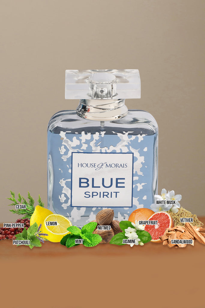 BLUE SPIRIT SPRAY PERFUME EAU DE PARFUM FOR MEN - 100ML/3.4FL.OZ.