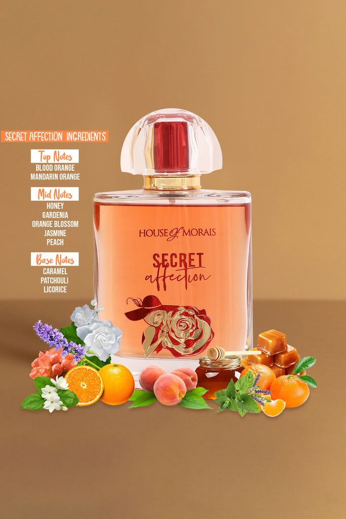 SECRET AFFECTION SPRAY PERFUME EAU DE PARFUM FOR WOMEN - 100ML/3.4FL.OZ.
