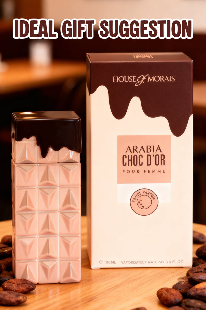 ARABIA CHOC D'OR POUR FEMME SPRAY PERFUME EAU DE PARFUM FOR WOMEN - 100ML/3.4FL.OZ