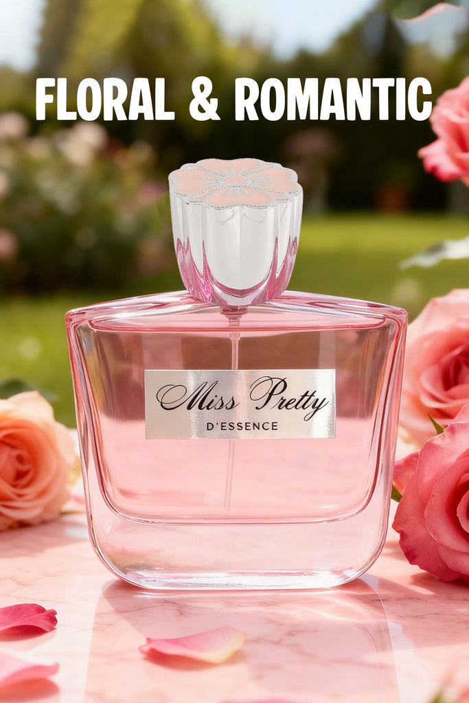 MISS PRETTY D'ESSENCE SPRAY PERFUME EAU DE PARFUM FOR WOMEN - 100ML/3.4FL.OZ.