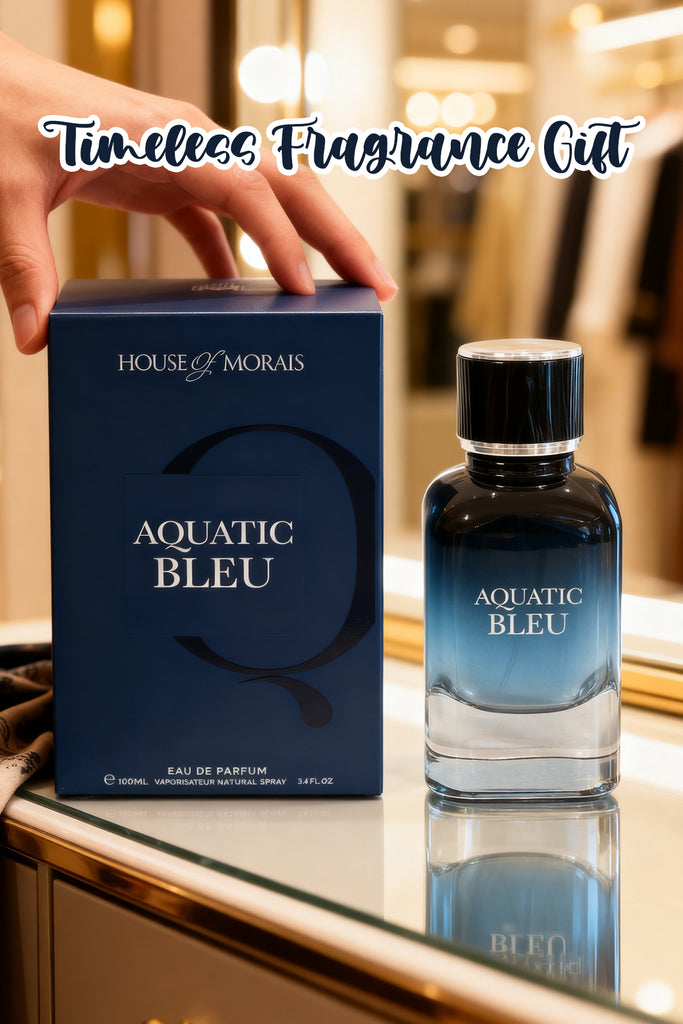AQUATIC BLEU SPRAY PERFUME EAU DE PARFUM FOR MEN - 100ML/3.4FL.OZ.