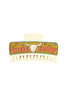 WESTERN YEEHAW FAUX LEATHER HAIR CLAW