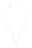 CHARM STAR RHINESTONE CHAIN NECKLACE